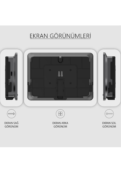 Ep4 4k Akıllı Görüntülü Kapı Dürbünü 5.5'' Dokunmatik Ekran Yüz Tanıma Aı İnsan Algılama Pır Çift Yö