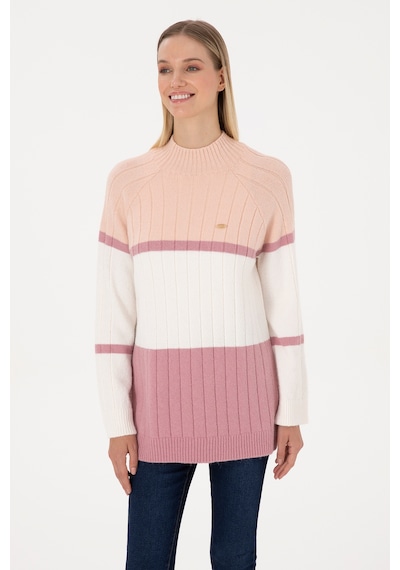 U.s. Polo Assn. Kadın Pudra Kazak /triko 50314841-vr042 Pudra
