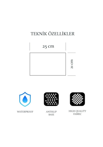 25x21 Cm Mini Ofis Mouse Pad 25x21 Cm Mini Ofis Mouse Pad