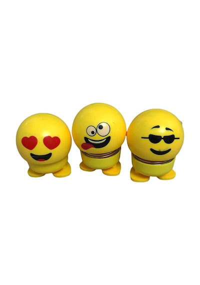 Emoji Kafalar Zıp Zıp 3'Lü Set