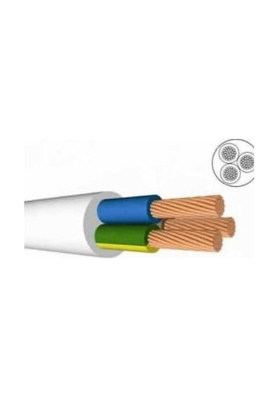 Topraklı Uzatma Seyyar Kablosu 5 Metre Tekli Priz 3x1.5 Mm