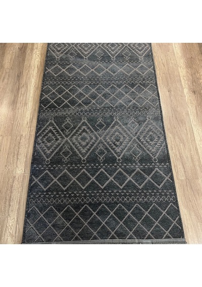 Hoom Rugs Fresh Cool 405 Yıkanabilir Antrasit Modern Halı Antrasit