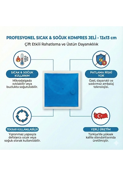 Mor 13x13 Cm 20 Adet Soğuk Kompres Jel Buz Aküsü Soğuk Zincir Buz Jeli Buz Torbası Strafor Kutu İçi Jel