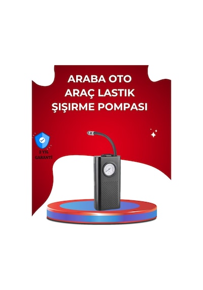Usb Şarjlı Kompakt Elektrikli Hava Kompresörü 3000 Mah Cn