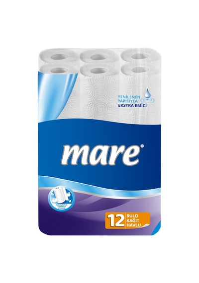 Mare Ekstra Havlu 12'li - 7 Adet Tarı