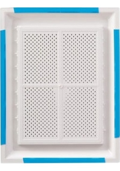 Plastik Banyo Wc Havalandırma Menfezi Yüzeysel Hareketli 44 X 44 Cm