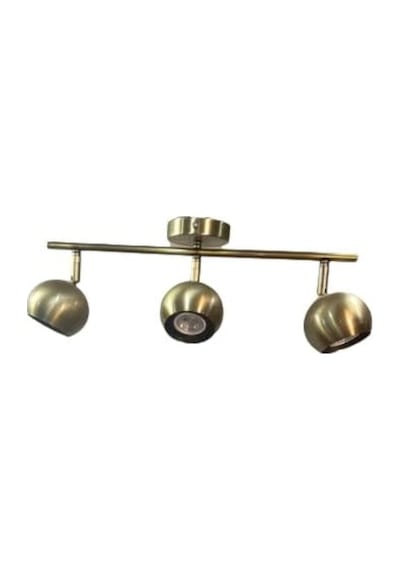 Metal Modern 3 Lü Eskitme Kaplama 180 Derece Mafsallı Led Spot Avize Günışığı Ampullü Diğer