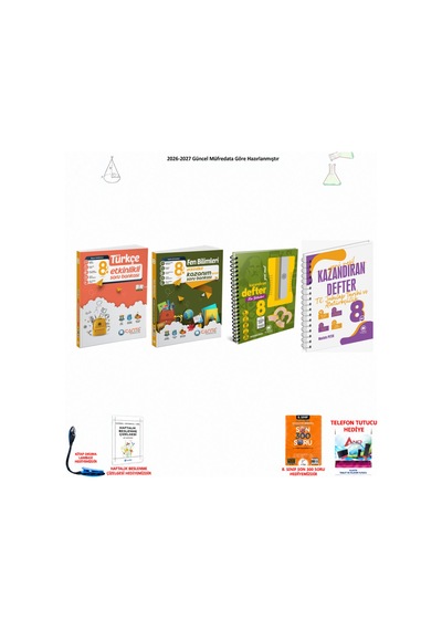 Çanta 8. Sınıf Lgs Tüm Dersler 131 4 Kitap Seti