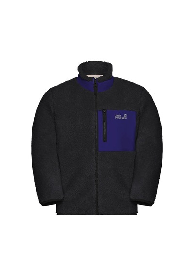 Jack Wolfskın Jack Wolfskin Ice Curl Unisex Çocuk Outdoor Ceketi Poı0 Siyah
