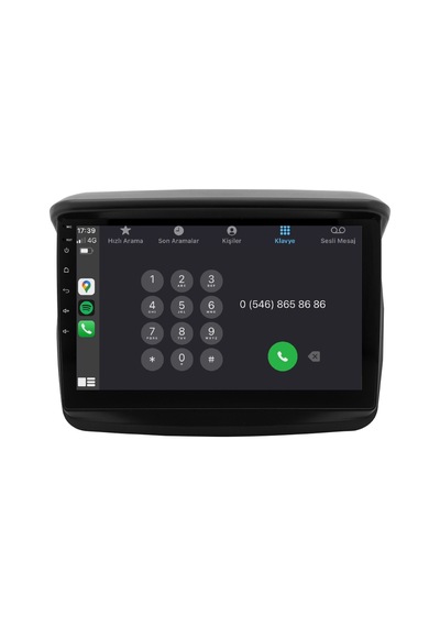 Mitsubishi L200 Android Multimedya Sistemi 2008-2014 8gb Ram, 64gb Hafıza, Bluetooth, Carplay & Android Auto Kamera  9"