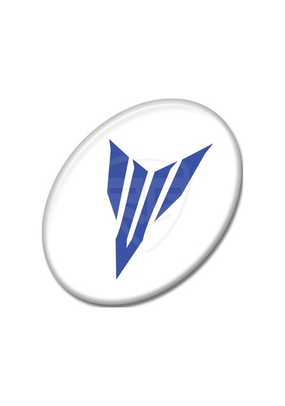 Yamaha Mt Logo 8'Li Koruma Takozu 3D Sticker Etiket Beyaz Mavi