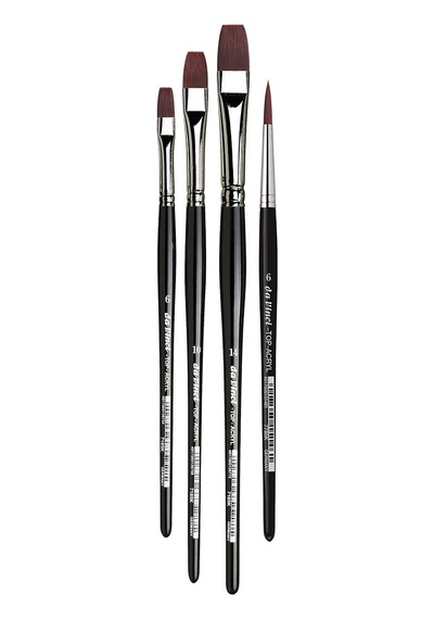 Brushes Top Acryl Sentetik Akrilik Ve Yağlı Boya Fırça Seti Seri 4220
