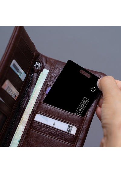 Micflip P105 Suya Dayanıklı Apple Uyumlu iOS Ve Android Cihazlar İçin Wireless Şarj Özellikli Akıllı Kart Siyah