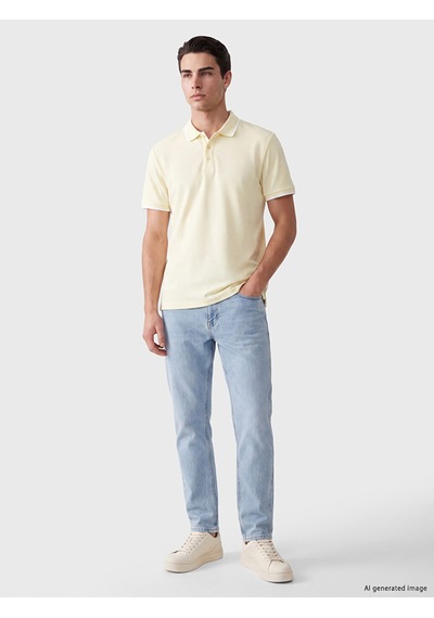Lcwaıkıkı Classic Turuncu Polo Yaka Standart Fit Erkek Tişört