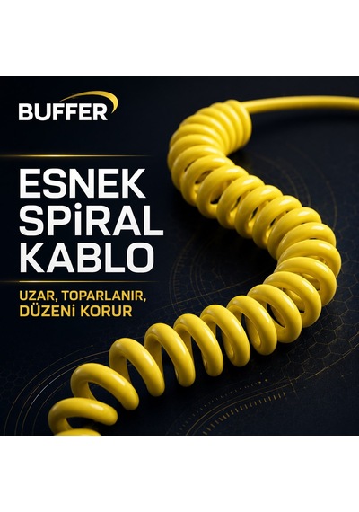 4&apos Ü 1 Arada Esnek Spiral Hızlı Şarj Kablosu, Araç İçi Yaylı Kablo, Type-c Ve Lightning Uyumlu Çoklu Şarj Kablosu 5570 Diğer