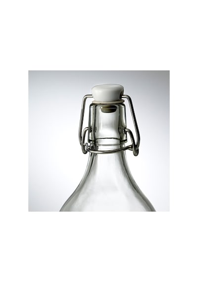 Ikea Korken Şeffaf Cam Şişe, Tıpalı, Yağ, Sirke, İçecek, Bira, Su, Kombucha, Kefir, Soda İçin Sallan Sku: Smg8690010542786 Açık Gri
