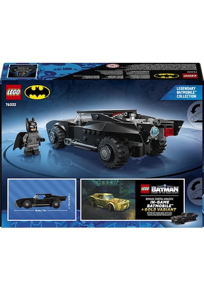 LEGO® DC Batman™: Batman™ Batmobile™ 76332 – 9 Yaş Üzeri Çocuklar için Minifigür İçeren Yaratıcı Oyuncak Yapım Seti (330 Parça)
