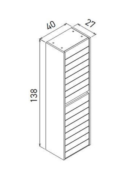 Orka Serra 65 Cm Navaro/beyaz Banyo Dolabı Takımı Ve Boy Dolabı Navaro/beyaz