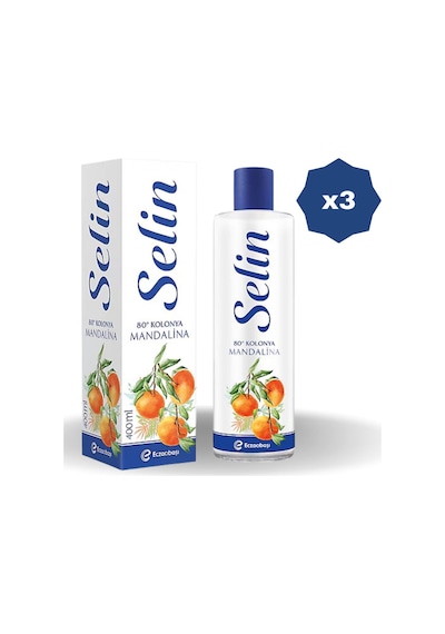Selin Kolonya Mandalina 400 Ml Pet - 3 Adet