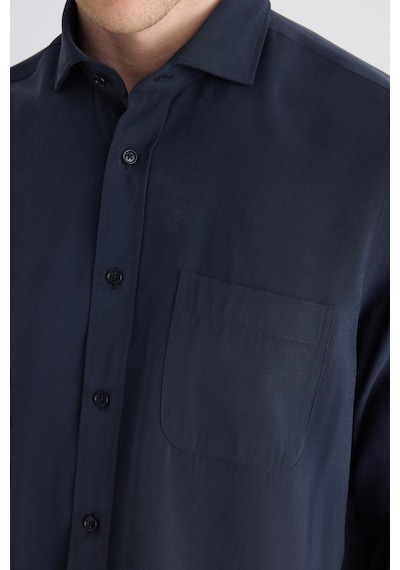 D'S Damat Ds Damat Comfort Lacivert Düz Gömlek 5hc02kc01327m Çok Renkli