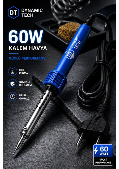 Profesyonel Lehim Makinesi Kalem Havya 60 Watt
