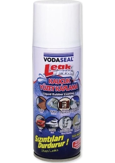 Vodaseal Leak Fix Kauçuk İzolasyon Spreyi 200 Ml Beyaz Diğer