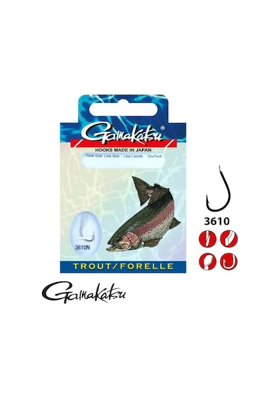 Gamakatsu Booklet Alabalık 3610n 6-0.22mm 100cm