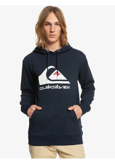 Quiksilver Big Logo Hood Erkek Lacivert Sweatshirt Eqyft04450-byj