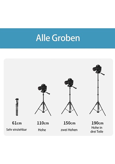 Ultra Profesyonel 3 Yollu Alüminyum Tripod 1,9 Metre Ring Light /