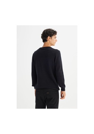 Lee Erkek Bisiklet Yaka Regular Fit Siyah Kazak L2520373001 Siyah Kazak - 5003317446