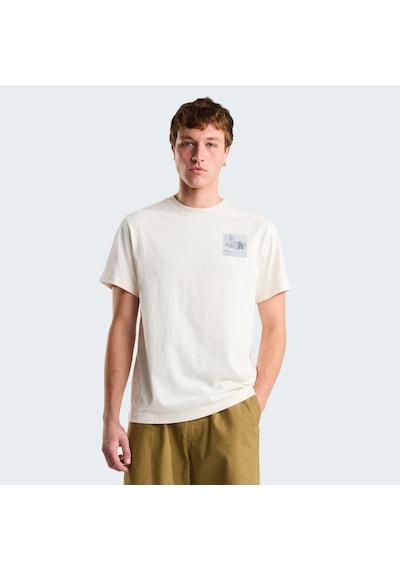 The North Face M Mountaın Escape Relaxed Short Sleeve T Erkek Tişört Nf0a8gb1qlı1 Beyaz