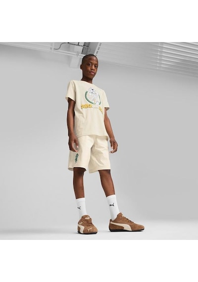 Puma Super Puma Graphic Erkek Çocuk Ekru Tişört Ekru