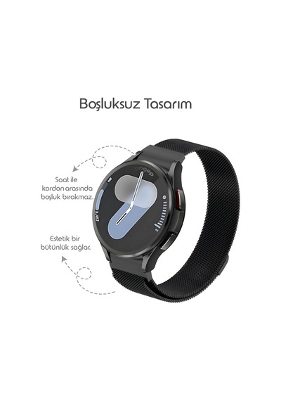 Rongep One Click 20mm Metal Hasır Kordon İle Uyumlu Watch Fe/7/6/5/4 Serisi İçin Many Sku: Smg8690010082299