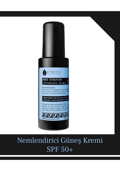 Bitkisel Formüllü Cildin Doğal Işıltısını Koruyan Ve Yoğun Nemlendirici Spf 50+ Güneş Kremi 100 Ml