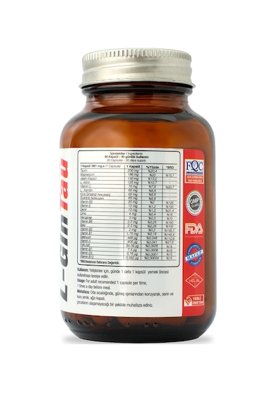 Sepe Natural L-Gintau Bay Bayan Ginseng L- Arjinin L-Carnitin Multivitamin Mineral 30 Kapsül x 980 MG