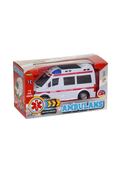 Fab 112 Sesli ve Işıklı Ambulans  -Prestij