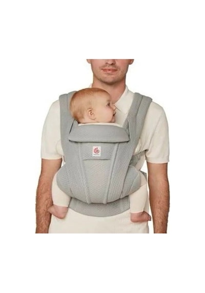 Ergobaby Omni Deluxe Mesh (Pearl Grey) , 4 Farklı Taşıma Pozisyonlu Kanguru , 0-4 Yaş Için