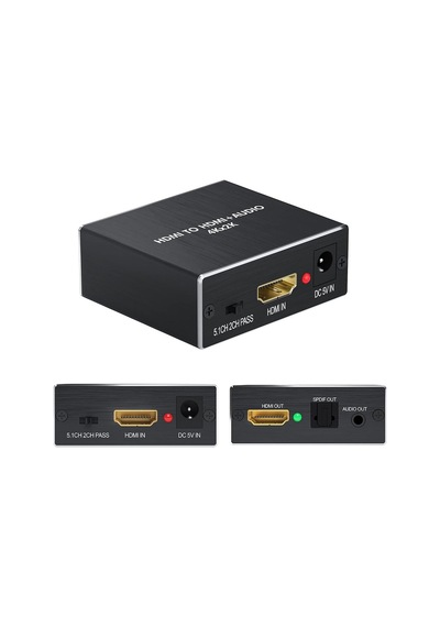 Hdtv Audio Extractor Hdmi 4k 2k Ses Ayırıcı Hdmi Giriş Optik Aux Çıkış