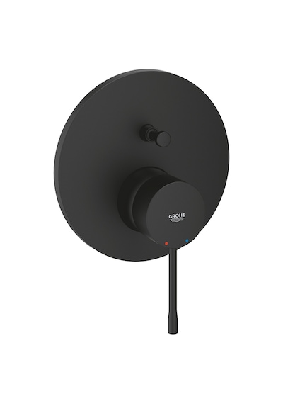 Grohe Essence 24167KF1 2 Çıkışlı Divertörlü Ankastre Banyo Duş Bataryası Siyah