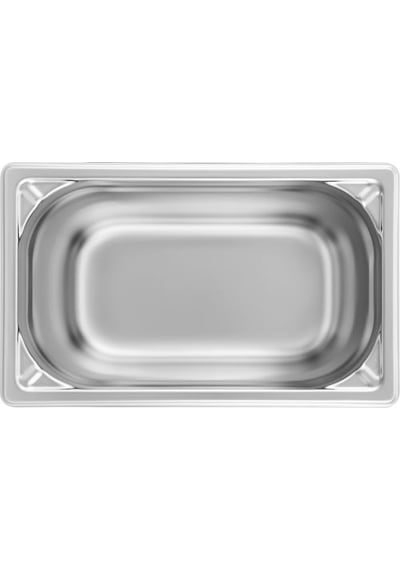 Gastronorm Küvet Paslanmaz Çelik Gn 1/9 - 100 Mm Gümüş