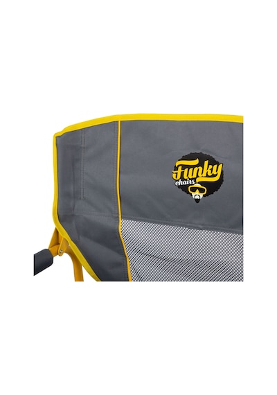 Funky Chairs Extra Katlanabilir Xl Kamp Koltuğu Sarı Karışık/Çok Renkli