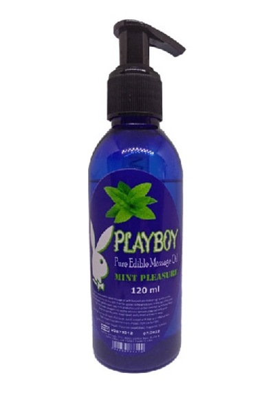 Playboy 120ml Masaj Yağı Naneli Playboy Pure Edible Aromalı / 120ml Pure Edible Massage Oil Mint Flavored Massage Oil