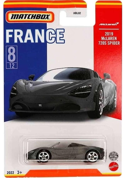 Matchbox Best Of France Series 2019 Mclaren 720s Spider Hbl02 Hfh75 Çok Renkli