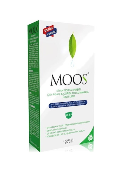 Moos Siyah Nokta Karşıtı Likit 200ml