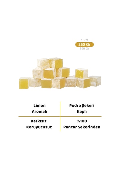 Limonlu Lokum 250 Gr
