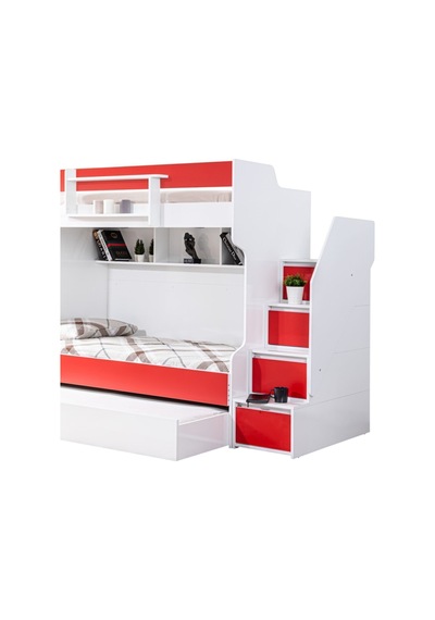 Ranza, Cesur Yavrulu Ranza - Kırmızı 2 Adet Comfort Yatak 90 X 190 CM