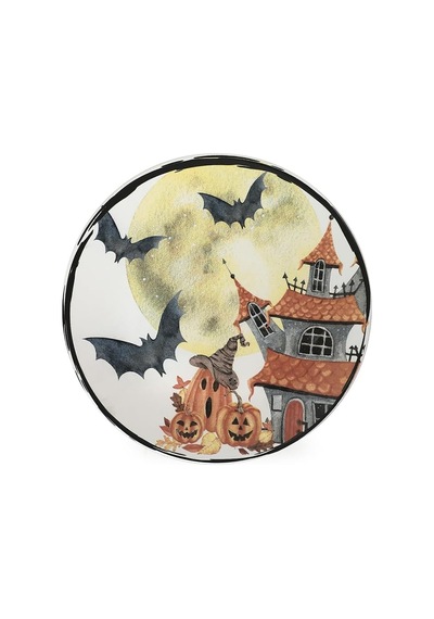 Halloween Moon Servis Tabağı 26 Cm 19947 Çok Renkli