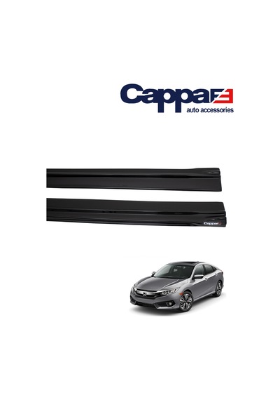 Cappafe Honda Civic 10 Yan Marşpiyel Abs Akrilik 2 Parça 2016-›