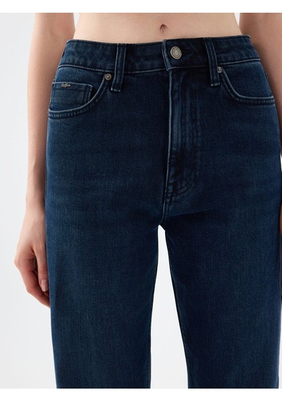 LOFT Comfort Straight Comfort Fit Kadın Pantolon Lf2040544 Q1.v1 Denim