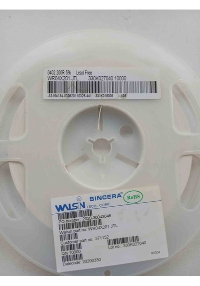 Wr04x201jtl 200r 402 Smd Direnç 1000 Adet